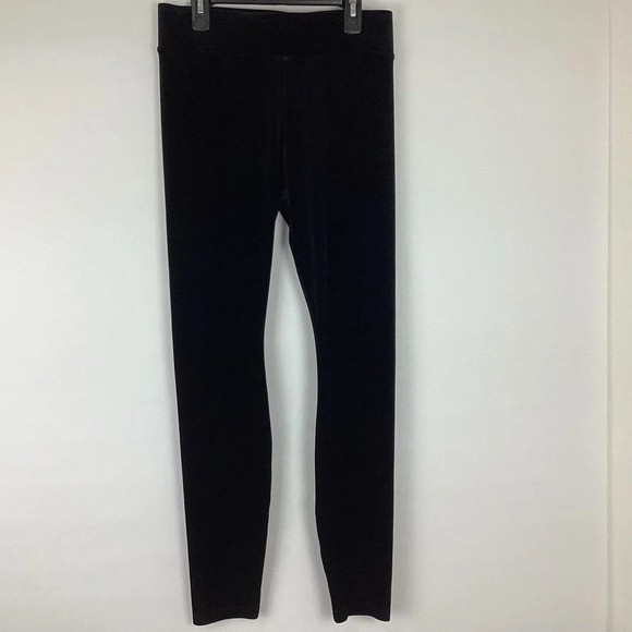 J. Crew Pants - J. Crew Stretch Velvet Leggings Size Small S Pull On Ankle Black Soft